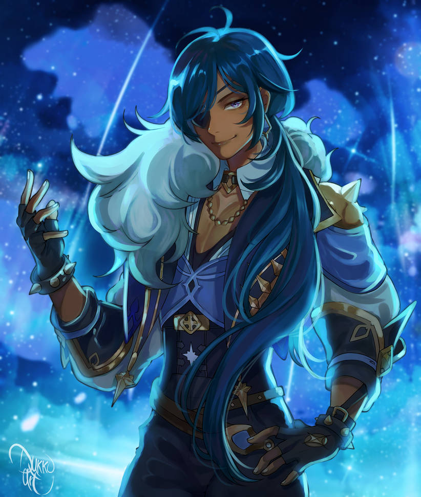 Happy Birthday Kaeya Genshin Impact by DukkoArt by DukkoArt on