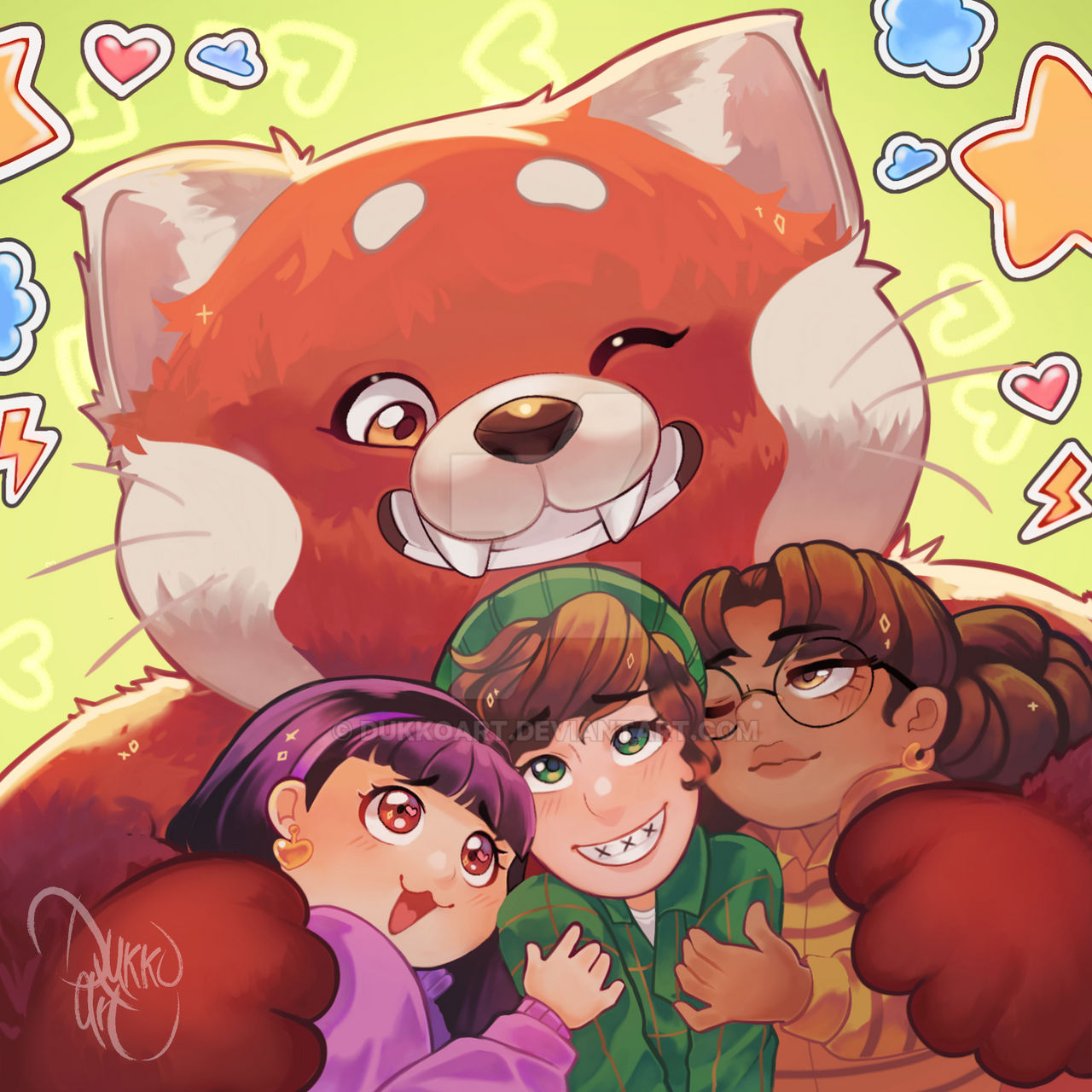 Red Deviantart Fandom Turning Red by DukkoArt on DeviantArt
