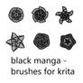 Black Manga - Brushes for Krita