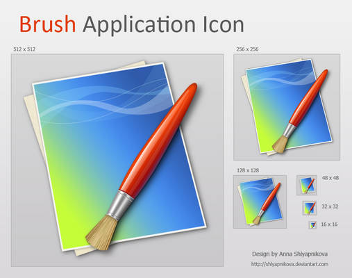 Brush Application Icon