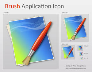 Brush Application Icon