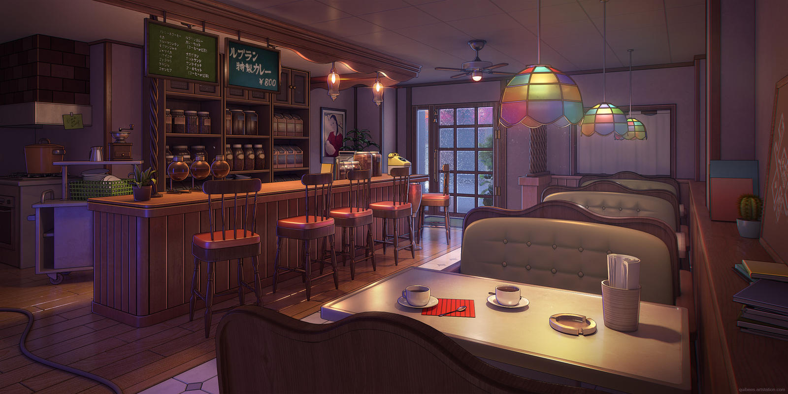 Cafe Blue Deviantart Leblanc Cafe by Shinigmaiwolf on DeviantArt
