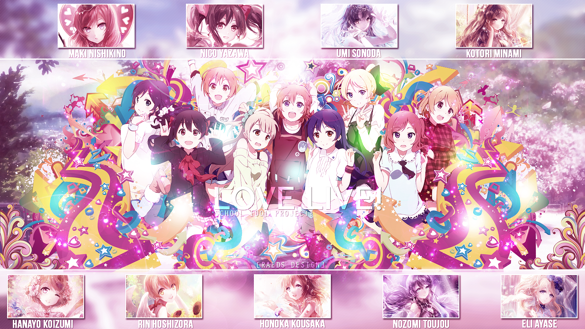 Wallpaper - Love Live! School Idol Project by kikiaryos on DeviantArt Wallpaper - Love Live! School Idol Project by kikiaryos on DeviantArt