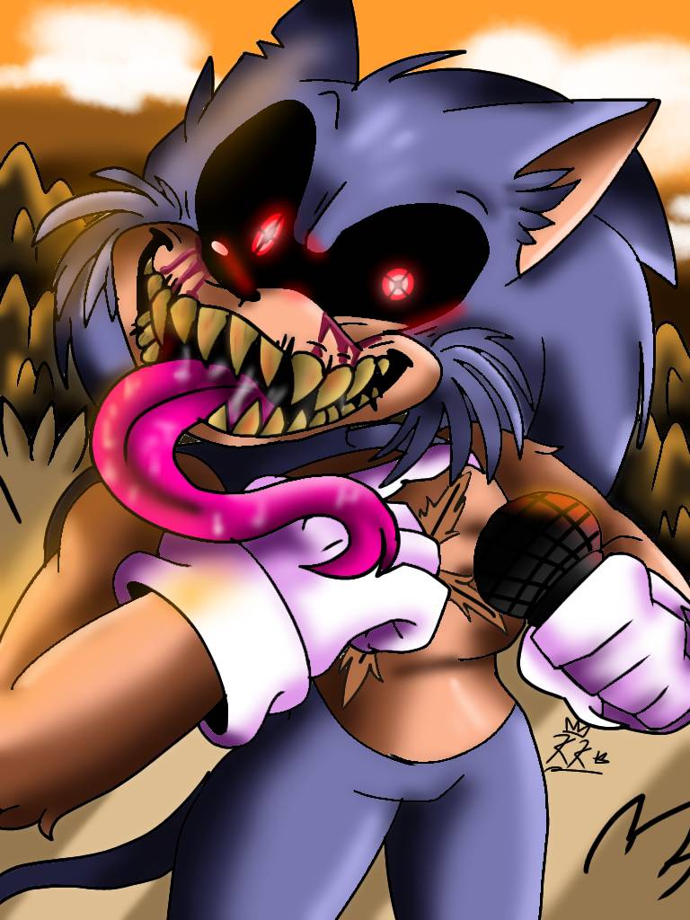 Sonic.exe 2.0 fnf mod redraw 2: lord x by LimaunMan on DeviantArt