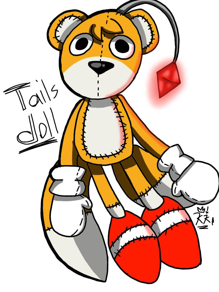 Tails Doll (Test Run) by KikiFlamer on DeviantArt in 2023