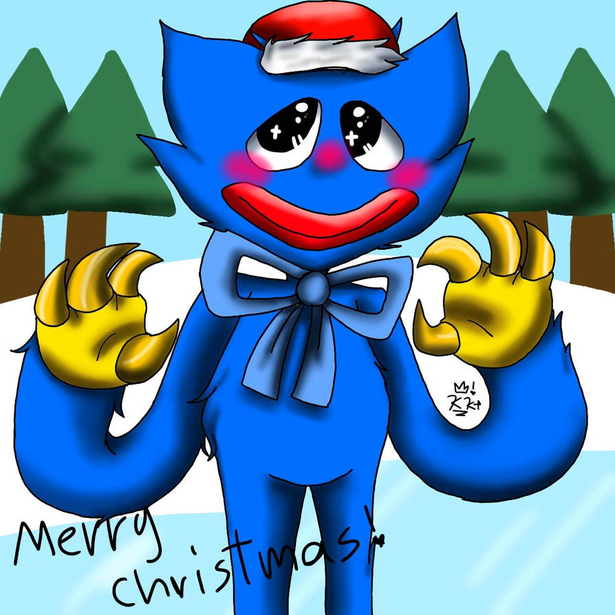 Merry Christmas! By boxy boo and huggy by DoorsALLlife on DeviantArt