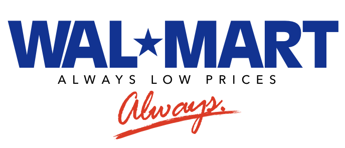 The 1992 logo featuring the text WAL*MART in dark navy blue, with a five-pointed star replacing the hyphen.
