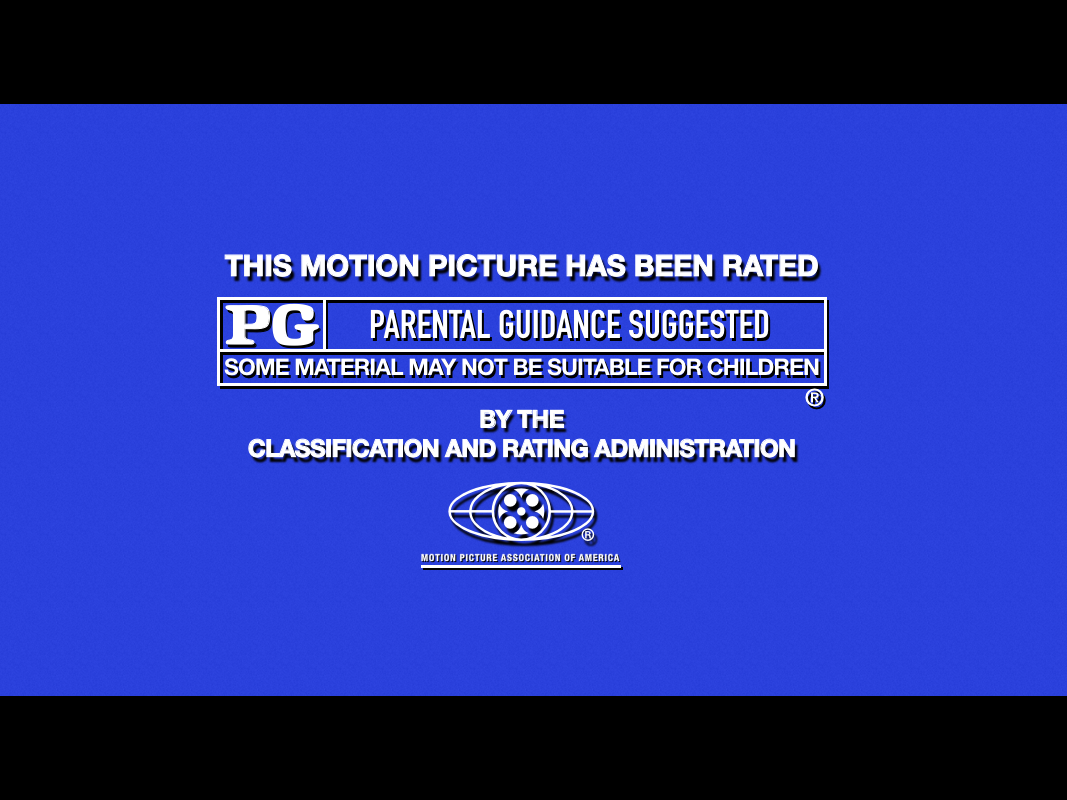 MPAA Screen Rated PG 