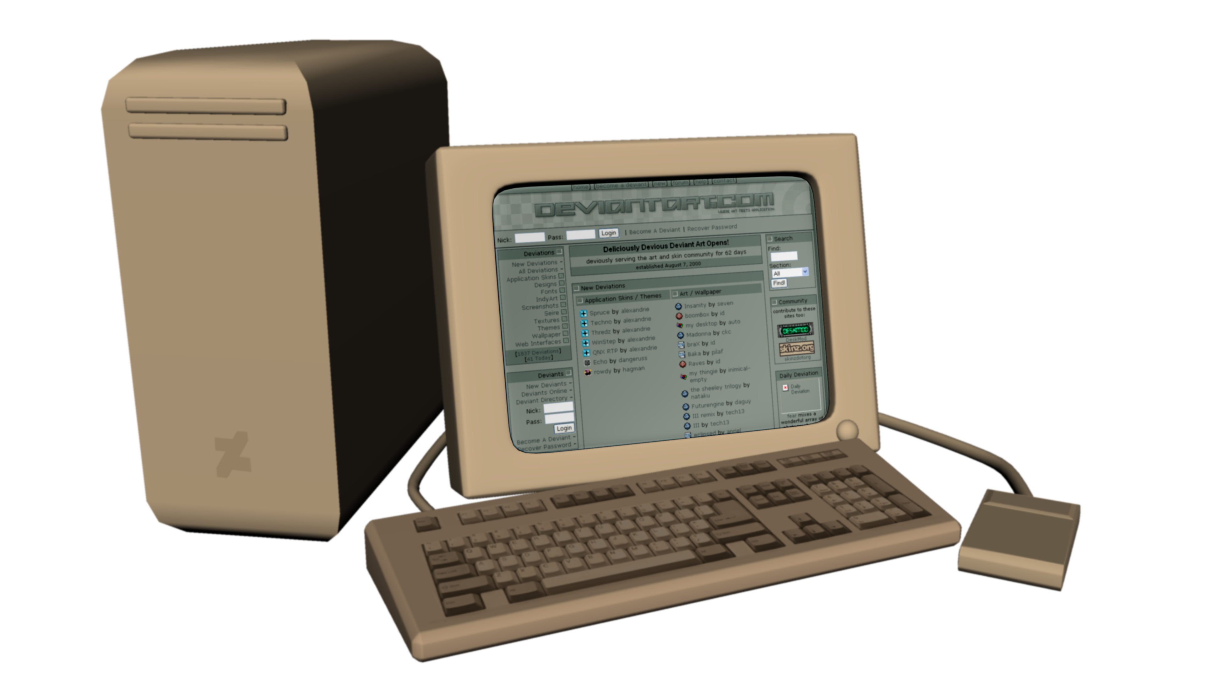 2000's Computer - #DA20thBirthday by TheYoungHistorian on DeviantArt