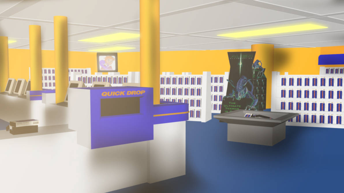 Blockbuster Video (1990s/2000s) - Render (3/4) by TheYoungHistorian on ...