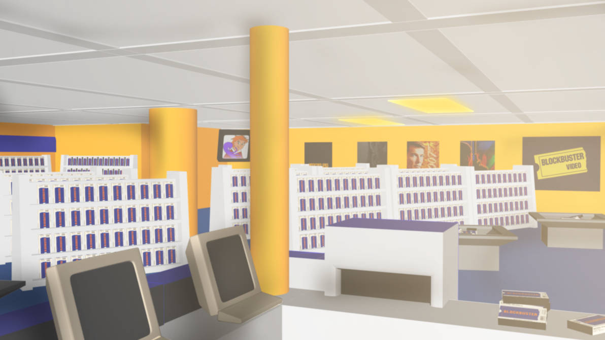 Blockbuster Video (1990s/2000s) - Render (4/4) by TheYoungHistorian on ...