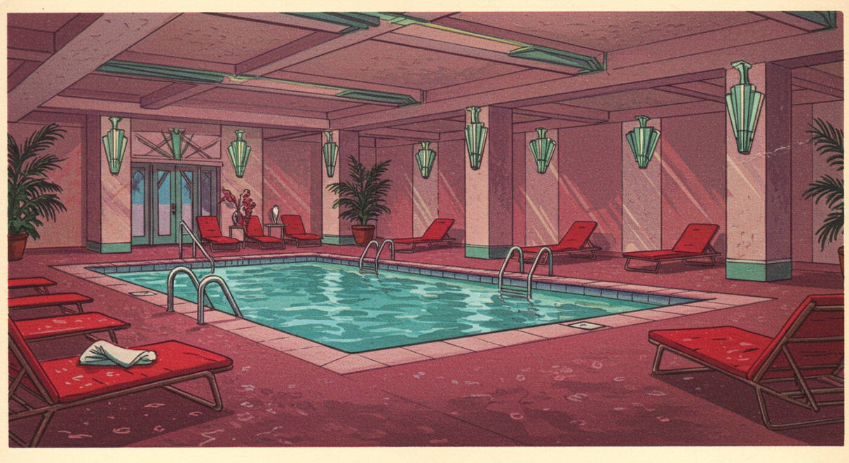 Art Deco Swimming Pool - Background (3/3) by TheYoungHistorian on ...