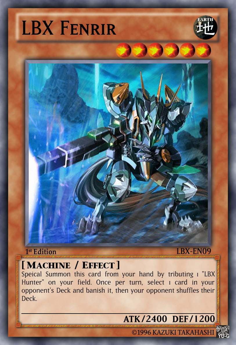 fenrir yugioh card Yu-Gi-Oh! - Invasion of Chaos - 25th Anniversary Reprint You can add 1 Kashtira monster from your Deck to your hand LBX Fenrir by Cyberdraco001 on