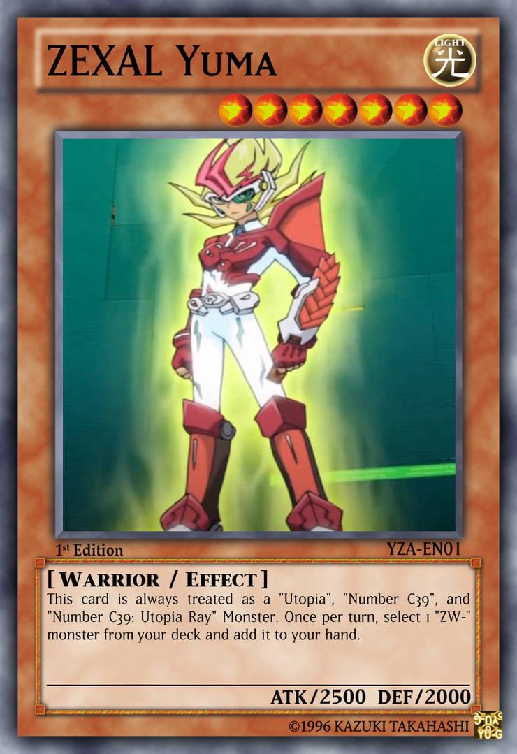 yugioh zexal yuma cards Complete Custom Deck for Yu-Gi-Oh! ZEXAL Morph Utopia! True Yuma