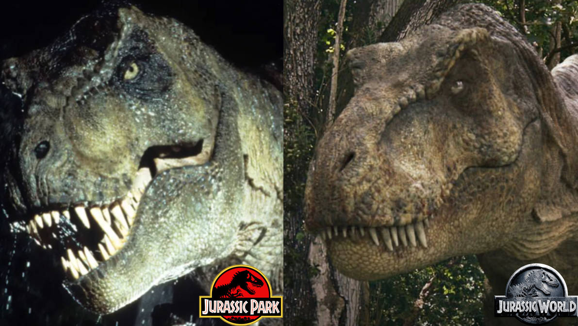 Rexy di jurassic park e jurassic world by 3383383563 on DeviantArt