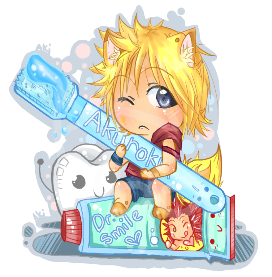 Roxas Chibi - Full View by sabakugaara on DeviantArt