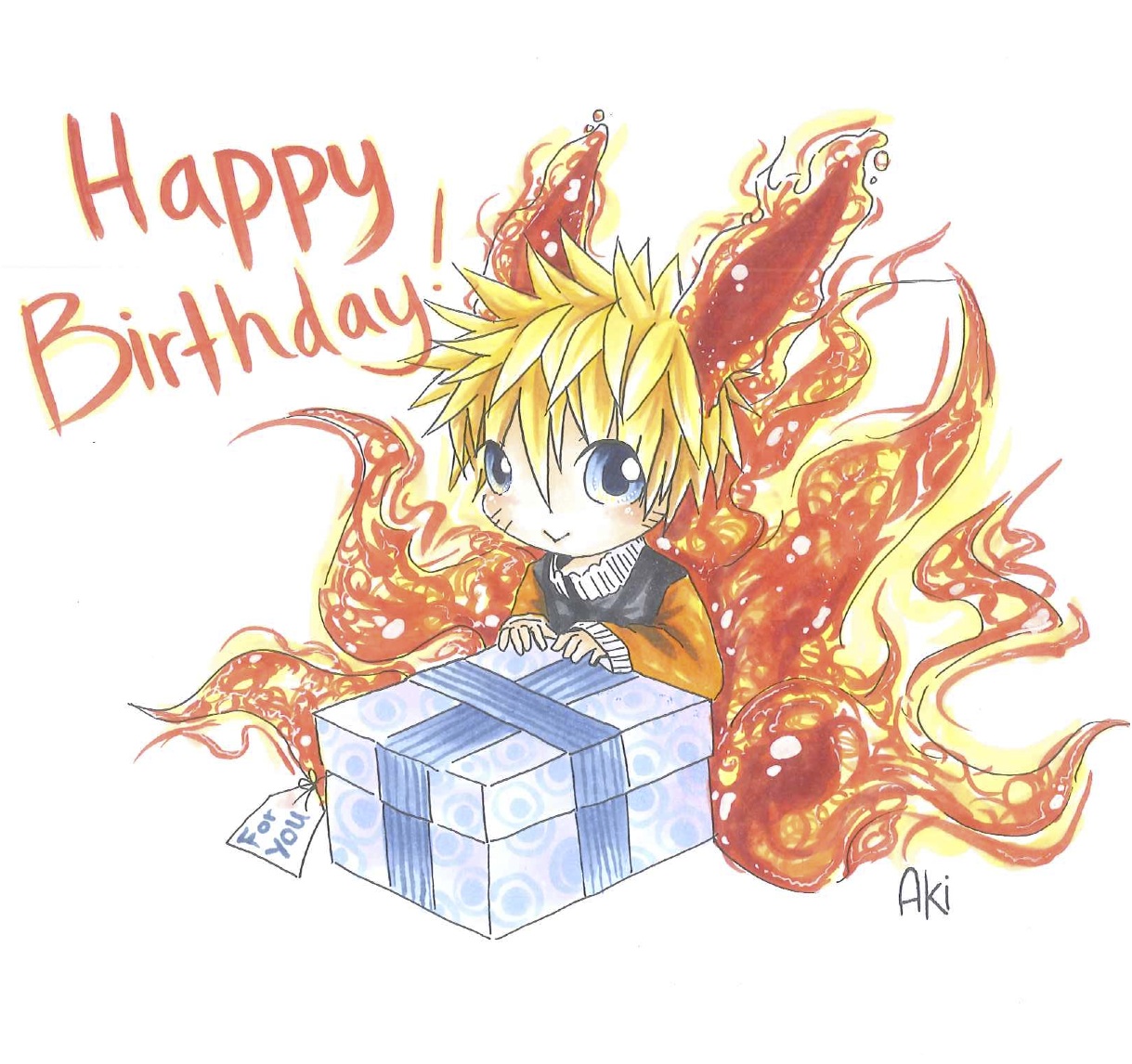 Chibi- Naruto- Happy B-day