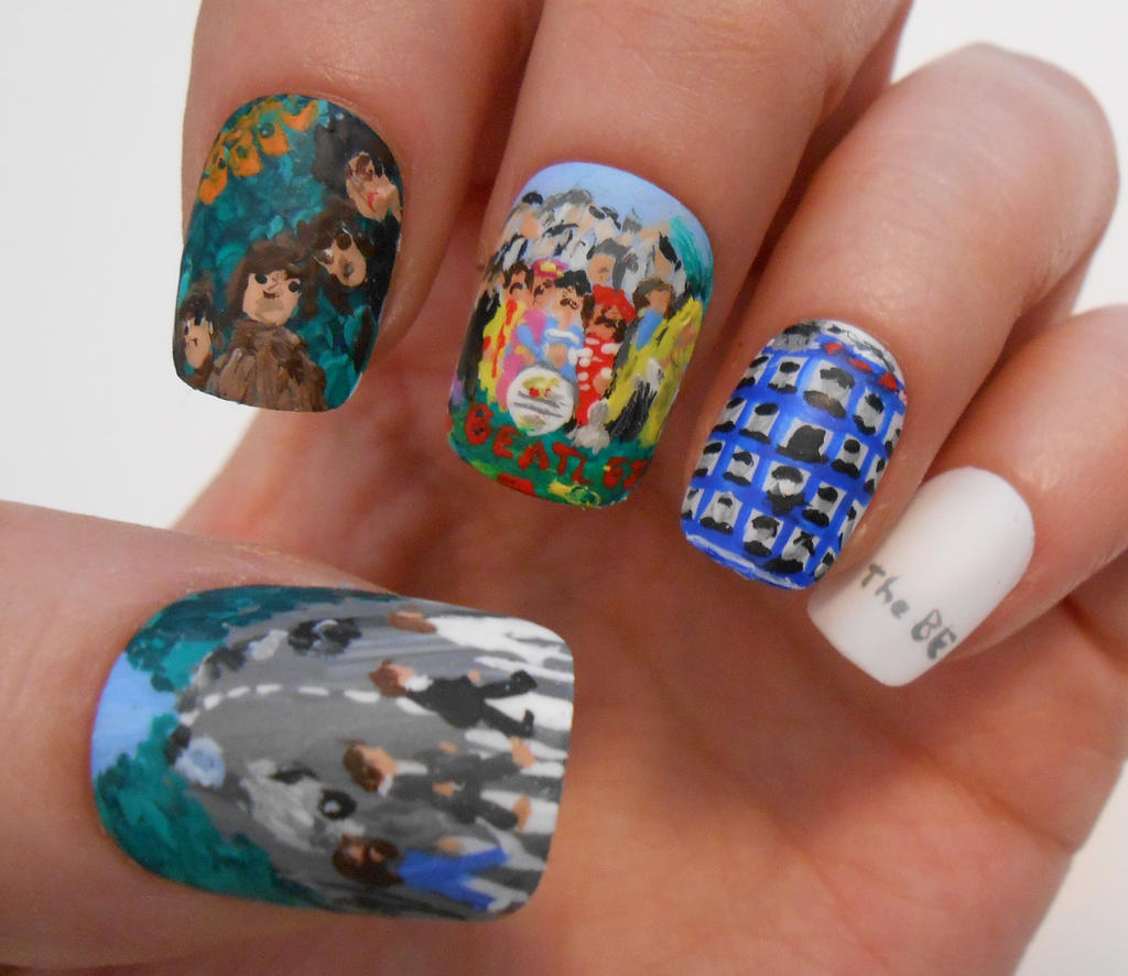 The Beatles Nail Art