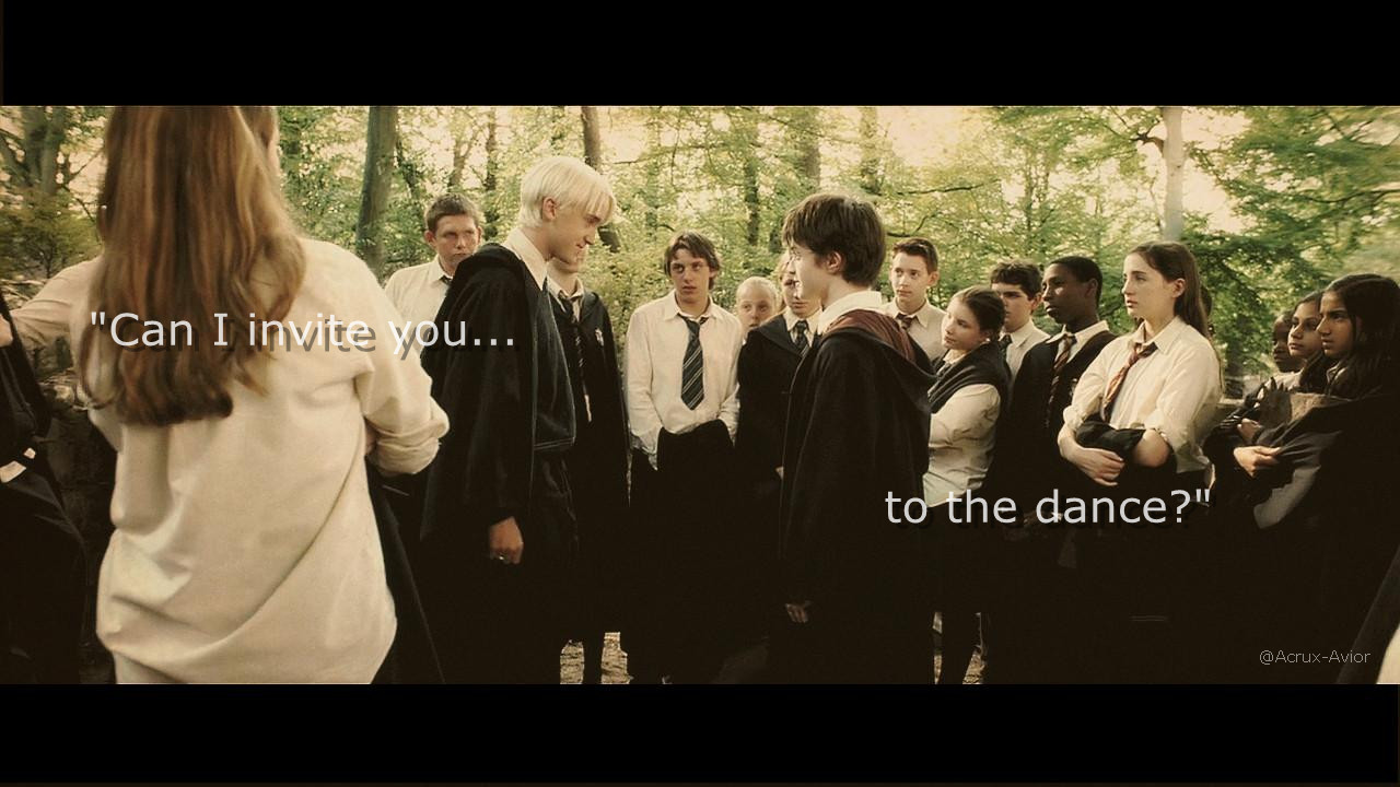 Drarry - Dance Invitation