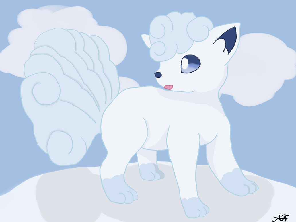 Alolan Vulpix by Bigelooo on DeviantArt