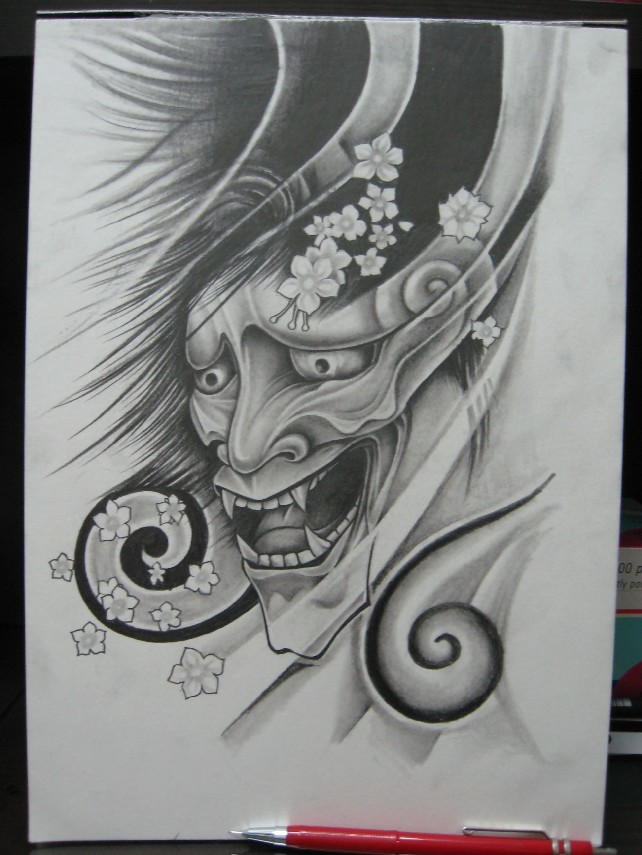 mask tattoo