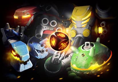 Bots Battleground - Promotional Illustration