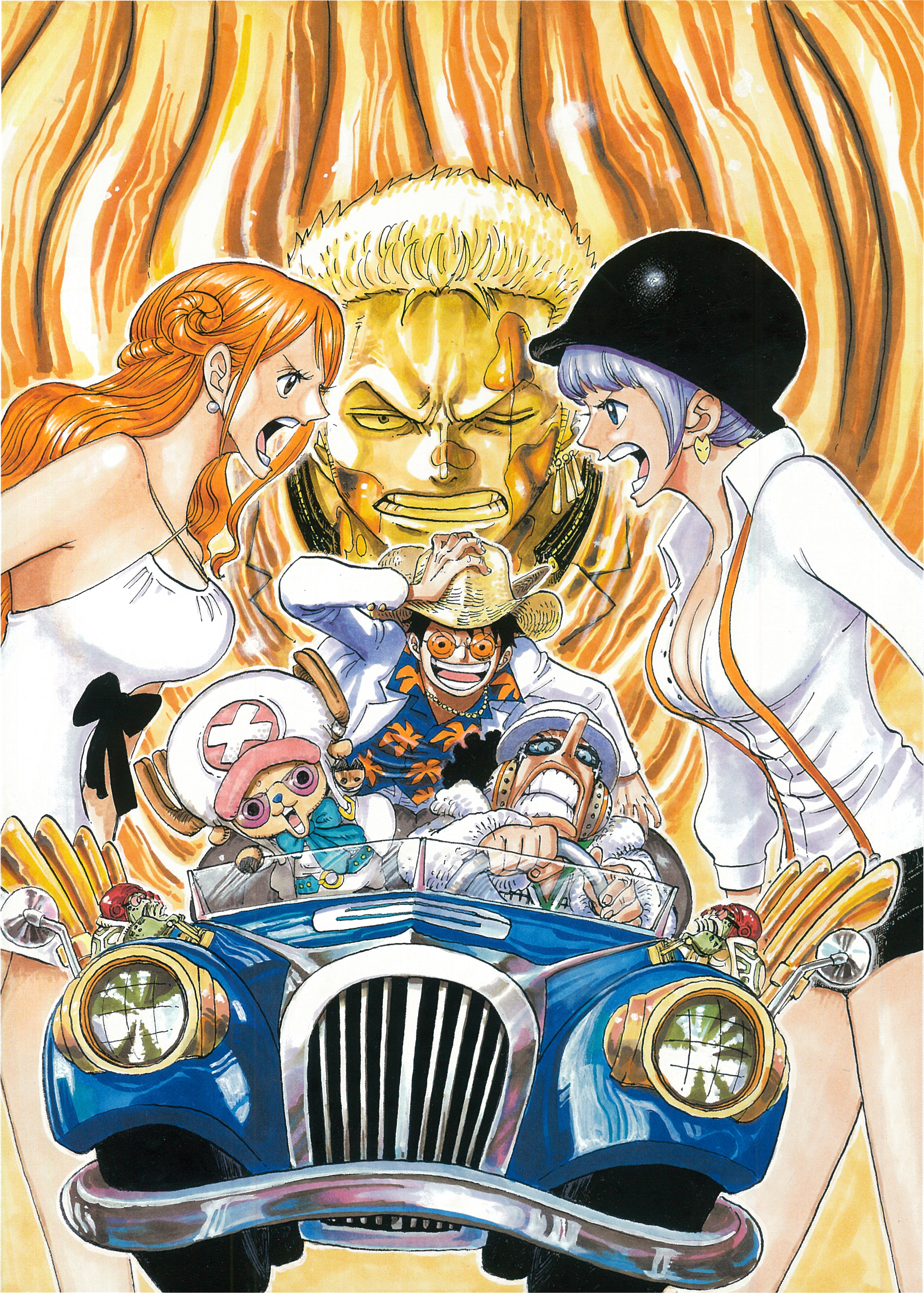 One Piece Film: Gold (2016) poster art landscape by yahyeetyah2020