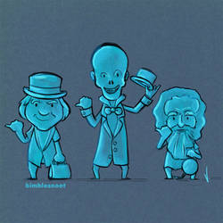 Haunted Mansion's Hitchhiking Ghosts!