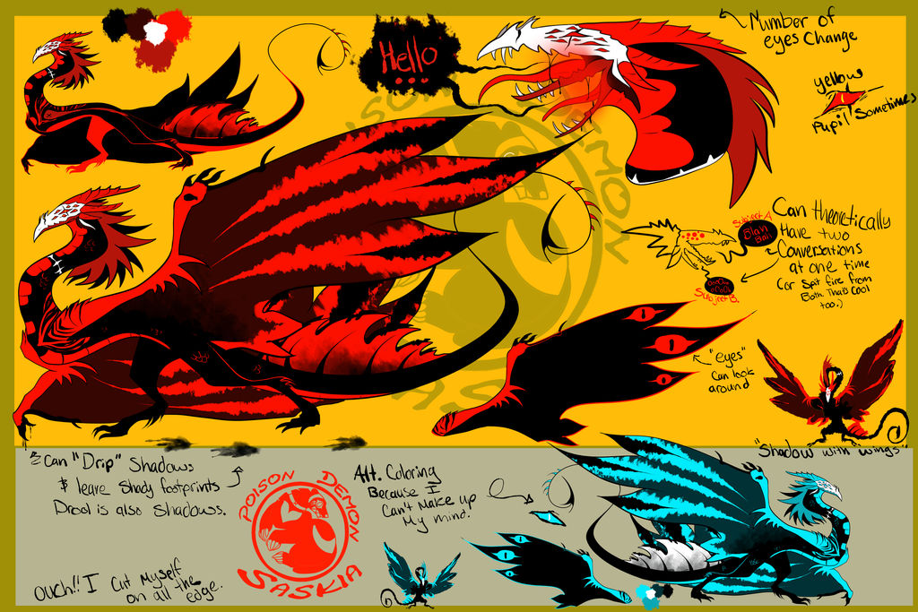 Re-design a dragon! by PoisonDemonSaskia on DeviantArt