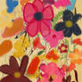 Blossoms in Wild Crayon Fury