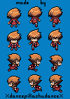 Pokemon Jaden Yuki Overworld Sprites