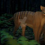 Thylacine In low Poly
