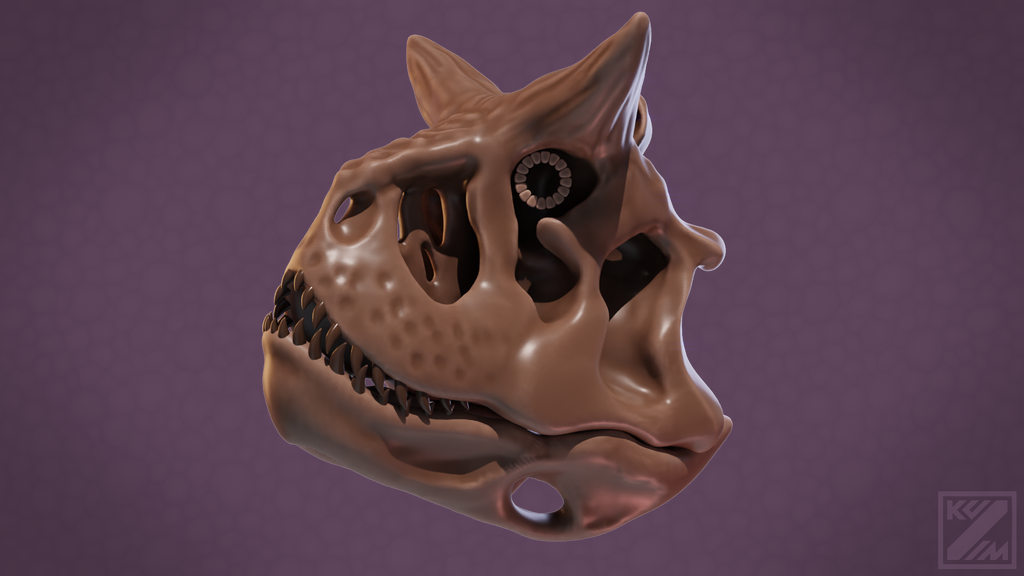 Carnotaurus Skull Speedsculpt By Kuzim On DeviantArt carnotaurus-skull-speedsculpt-by-kuzim-on-deviantart