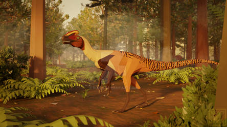 Guanlong In Low Poly 2