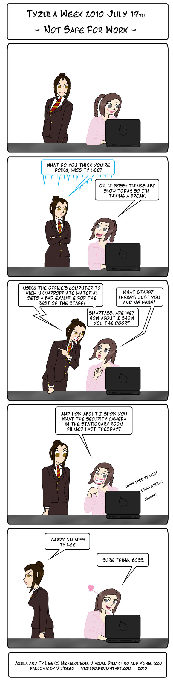 Not Safe For Work Comic Tyzula Not Safe For Work by vick330 on DeviantArt