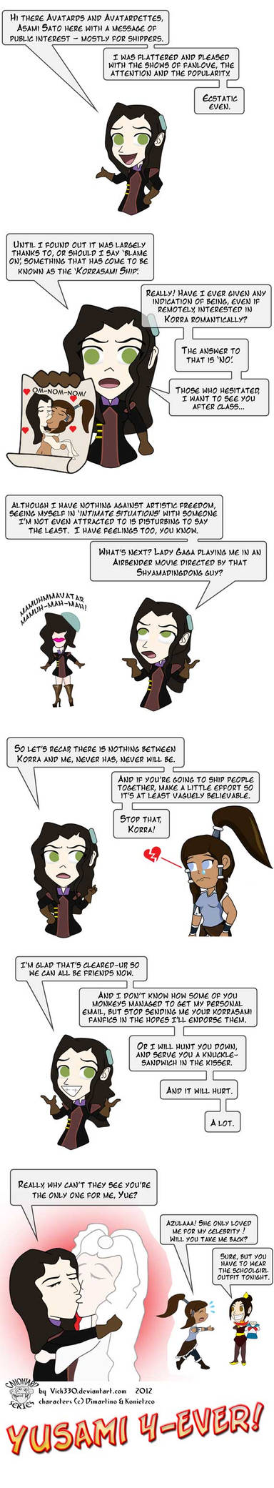 LoK Asami Sato's rant