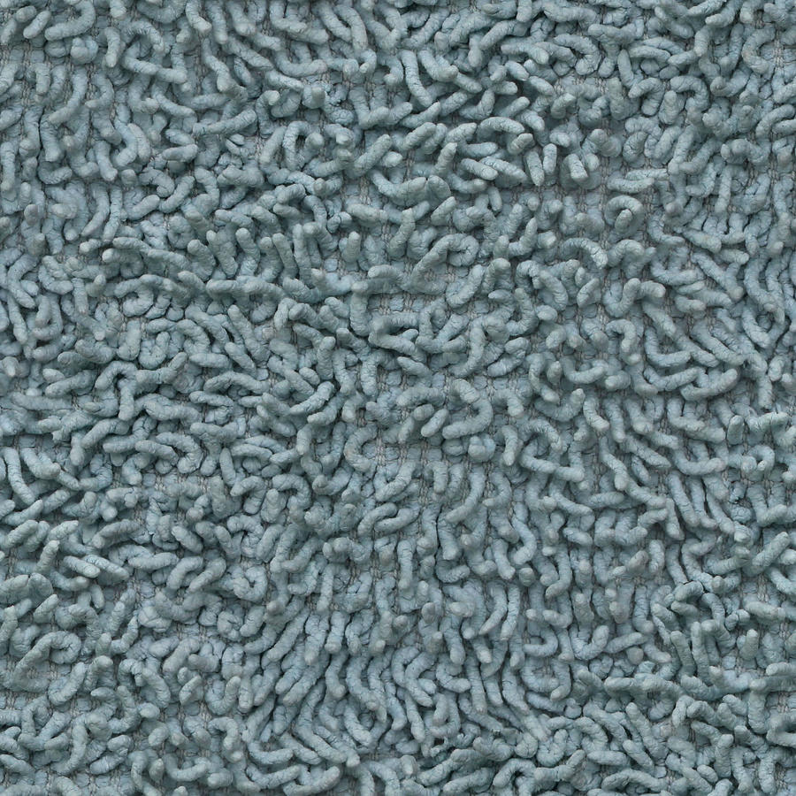 Seamless fabric bath rug