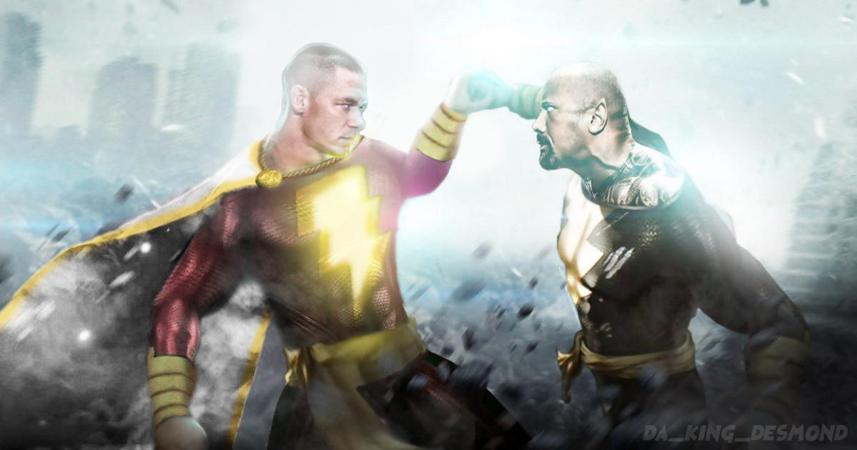 Shazam Vs Black Adam by DesmondKing on DeviantArt