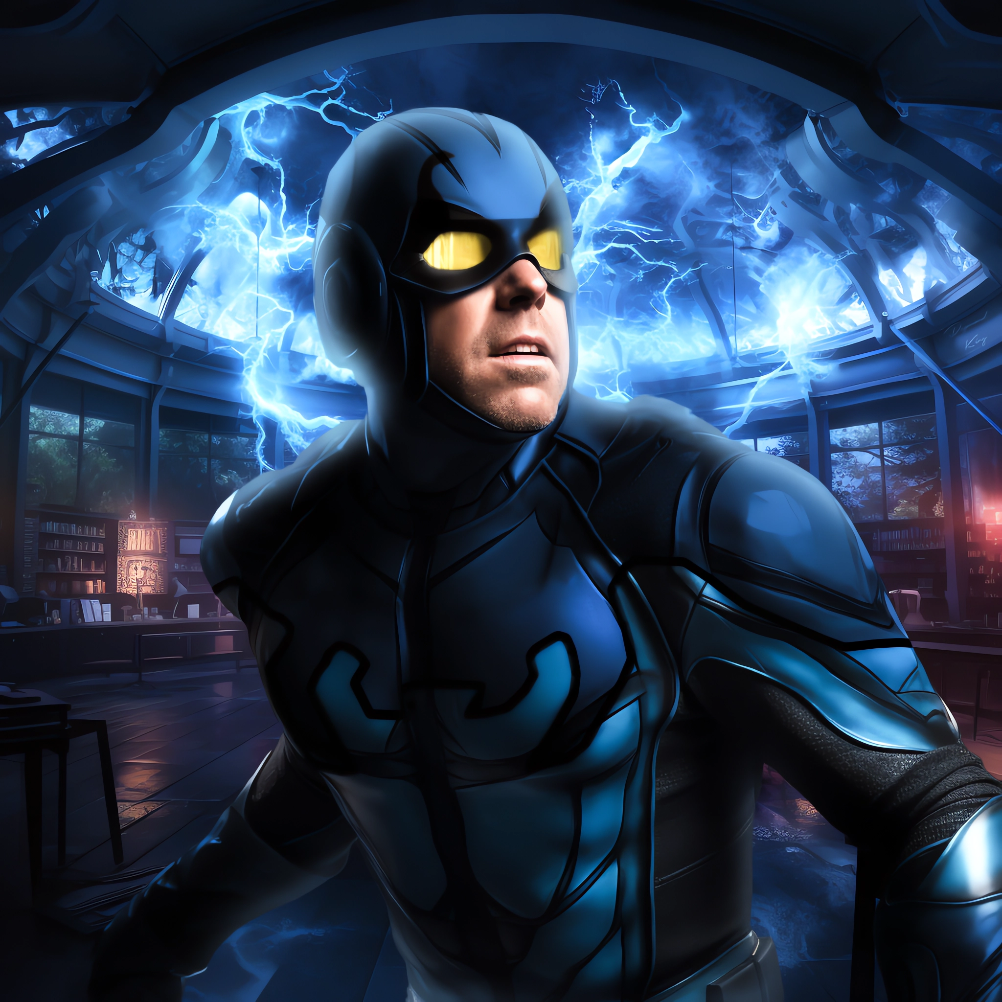 Image Of Blue Beetle From New Trailer(2) by TytorTheBarbarian on DeviantArt