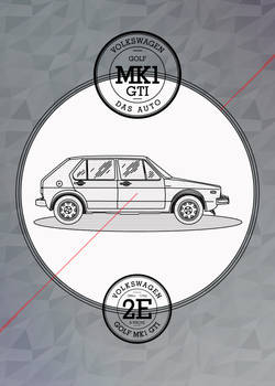 Golf Mk1 Poster Tribute