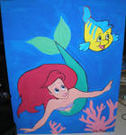 Little Mermaid Painting by Sner2000