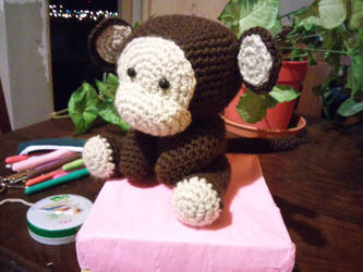 Amigurumi mono/monkey by KururuRyu