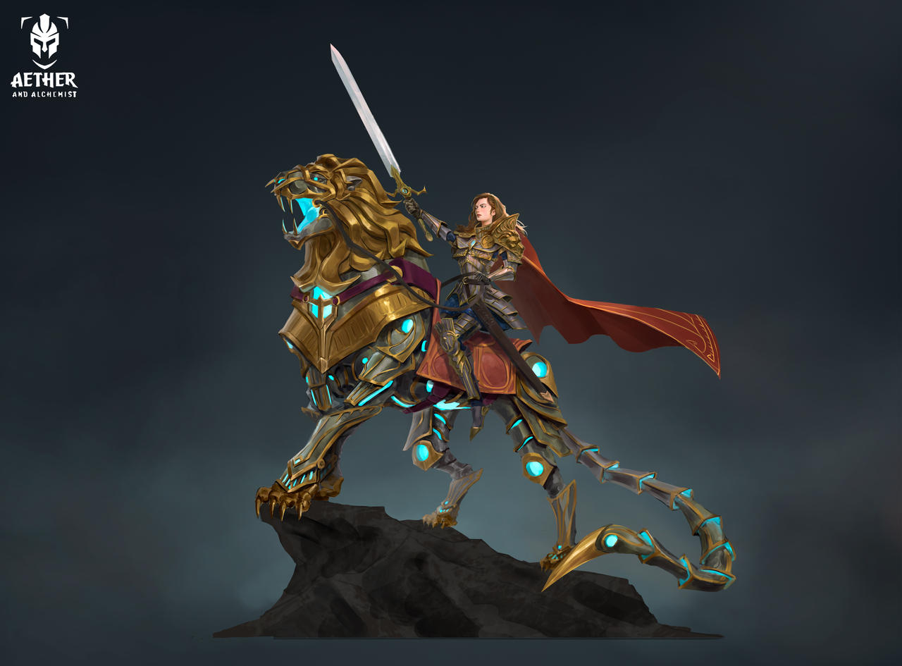 Lion rider by danpshkv on DeviantArt