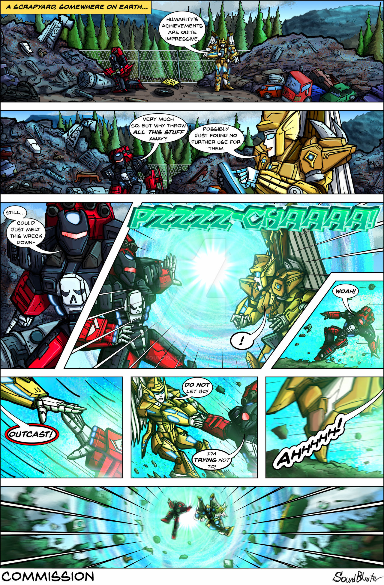 Transformers Comic Commission by 1nfinitune on DeviantArt