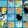 MLP HEADSHOT GRID - Wonderbolts - OPEN