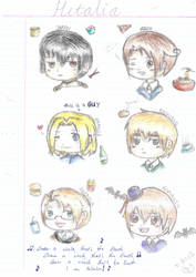 Hetalia doodles :3