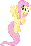 Overly Excited Fluttershy by liamwhite1