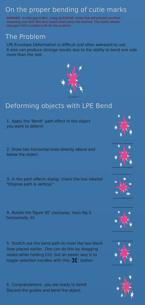 On the Proper Bending of Cutie Marks