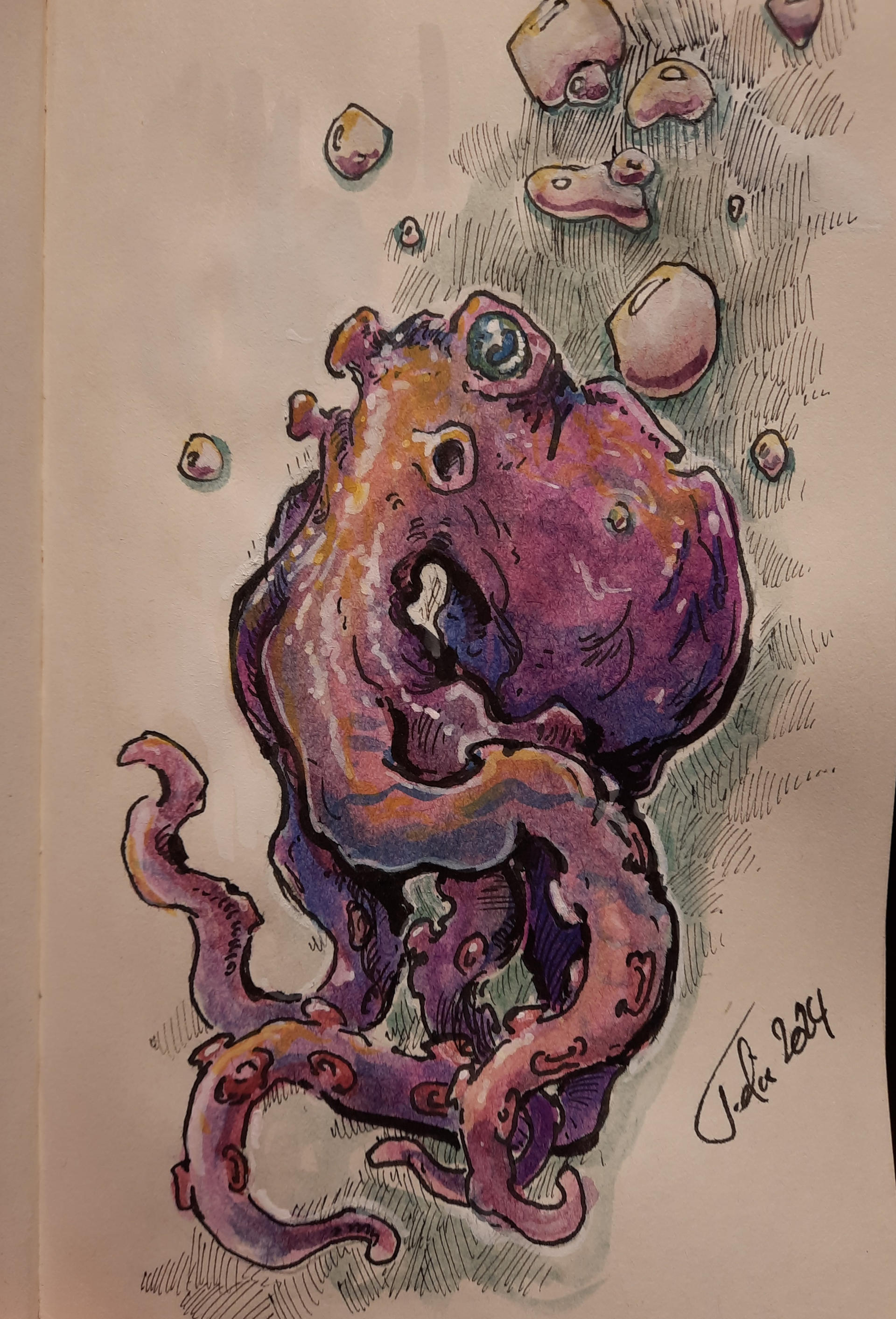 Doodle deep-sea by england32 on DeviantArt