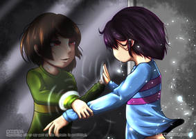 Frisk and Chara